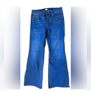 J Crew High Waisted Wide Leg Stretch Jeans Size 32
